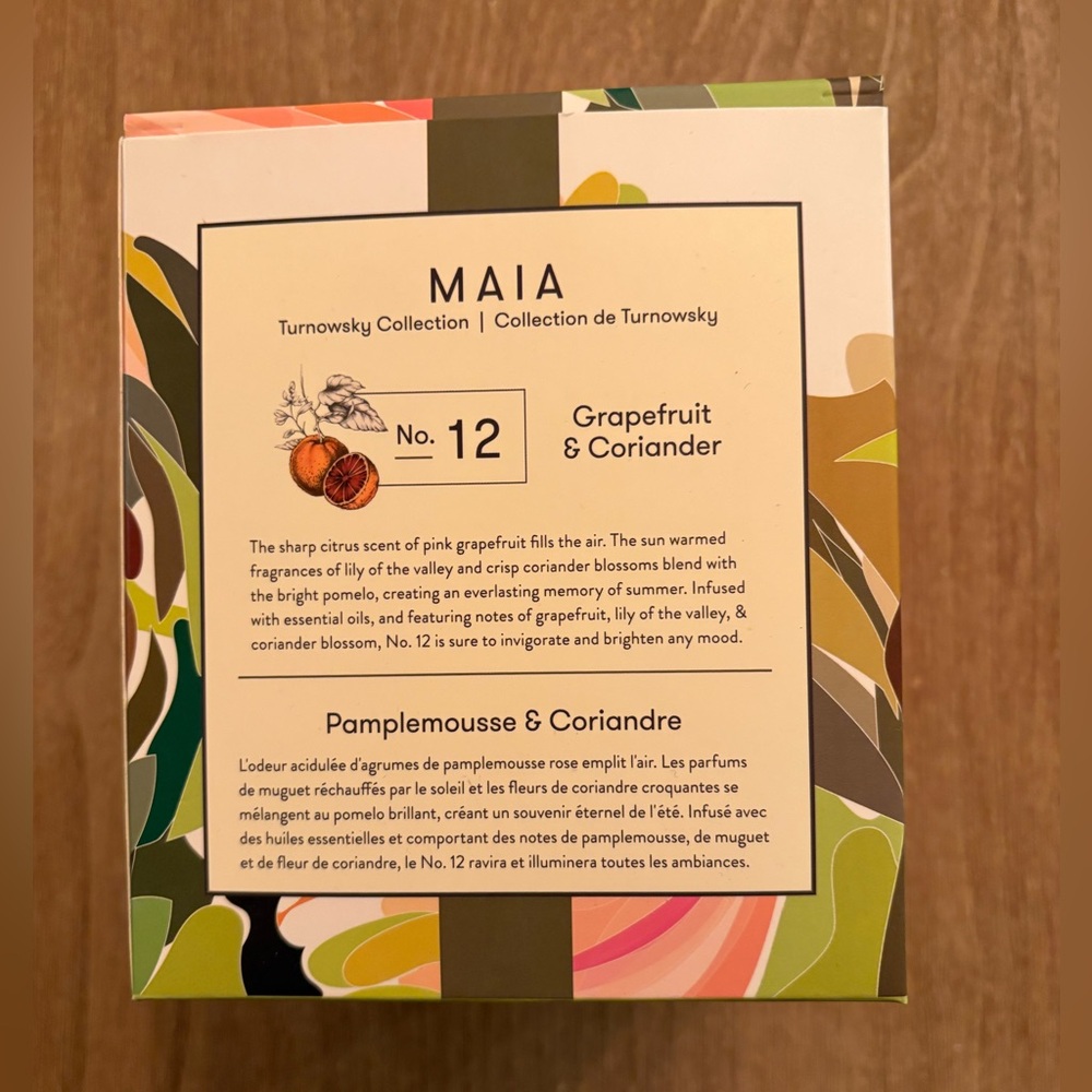 L'OR DE SERAPHINE Maia Candle BNIB Large NO. 12 Grapefruit and Coriander - Picture 7 of 12